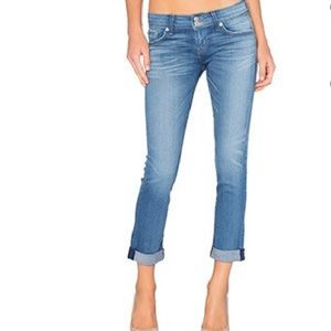 Hudson Straight Cuffed Ginny Jeans Sz 27